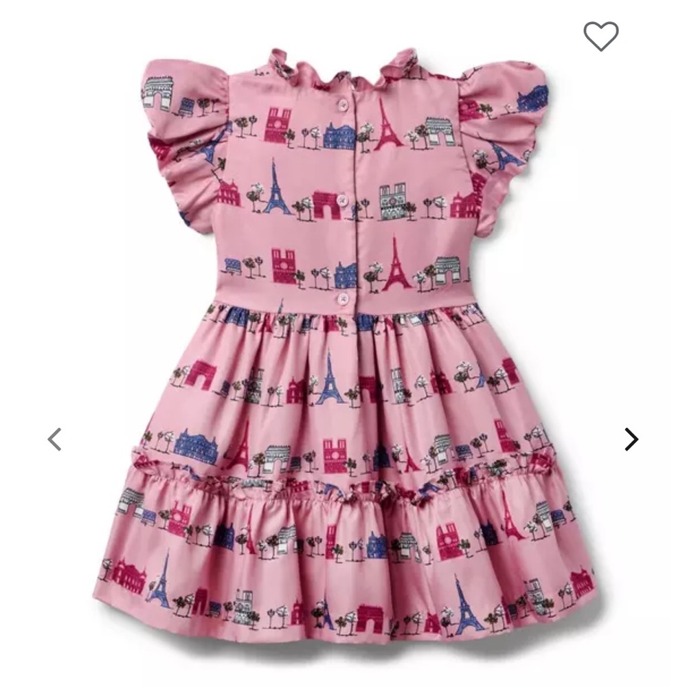 Janie and Jack Mauve Parisian Ruffle Dress - Picture 2 of 6